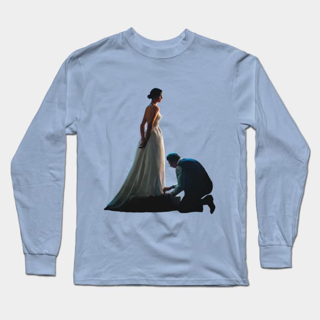 Phantom Thread - Alma and Reynolds Long Sleeve T-Shirt by chrisayerscreative